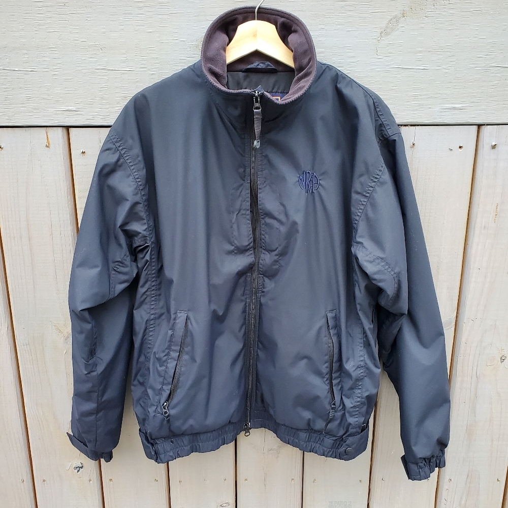 5.11 Tactical Men's Big Horn Jacket NRA Logo Sz. MED Dark Navy Full-Zip Workwear